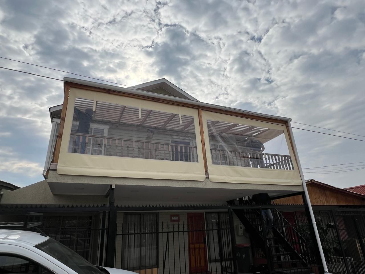 Cierre terraza ampliación regulada