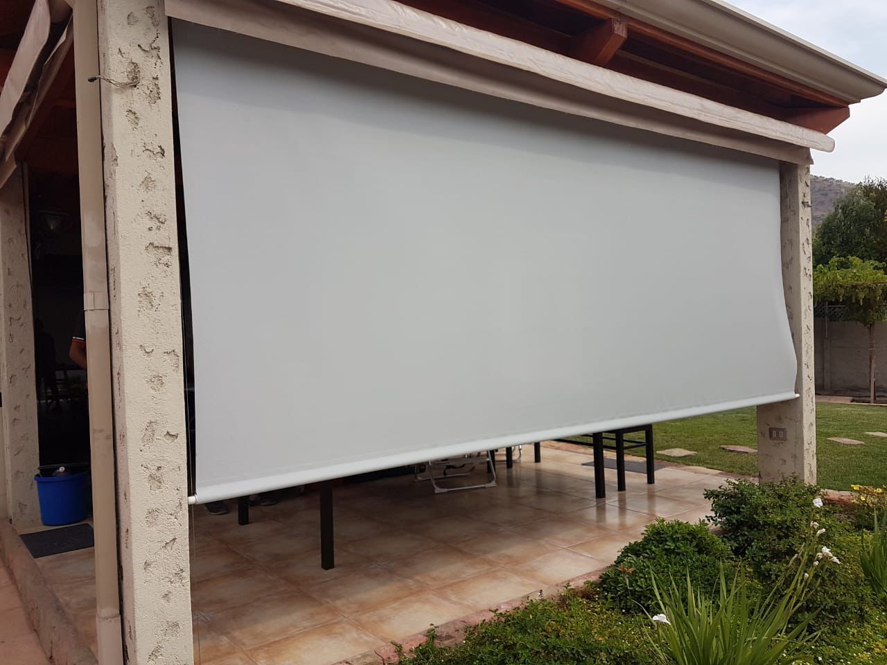 Instalación de roller de exterior